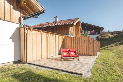 발코니/테라스, Wilderer Alm Chalet Katschberg in 헤일리겐블루트 시티 센터
