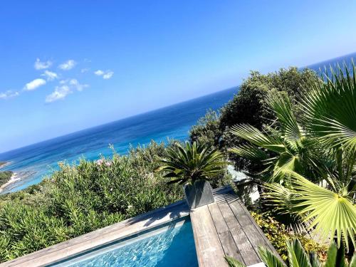 Villa with pool, sea view, Ste Lucie de Porto-Vecchio, Conca