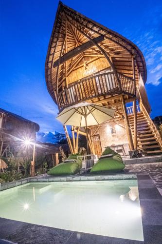 Balcony/terrace, Uma D Mapad Sidemen in Klungkung