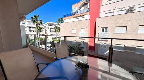 Balcony/terrace, Aguamar Vybdenia in Les Marines Beach