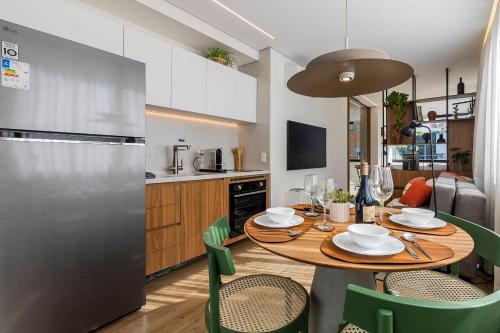 ห้องครัว, Moderno Studio Vila Madalena | Delfhy in อัลโต เด ปินเยย์โรส