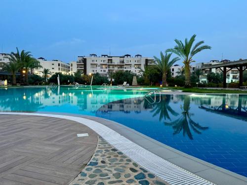 전망, Cozy apartment at Thalassa Beach Resort, Northern Cyprus in 보콜리다