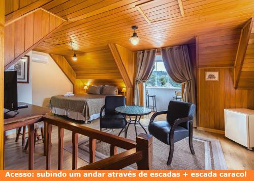 Master Double Room room in Kaliman Pousada Campos do Jordão