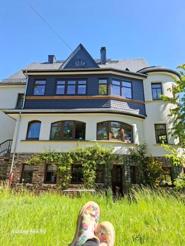 外部景觀, ansimali 1- Gemutliche FeWo mit Kuche und Gartenblick in Grunhain-Beierfeld fur Tierfreunde und Radl in 格林海恩-拜埃爾費爾德