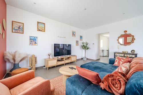 Lounge/area TV in comune, Maison avec jardin Vue dégagée (Maison avec jardin Vue degagee) in La Plana