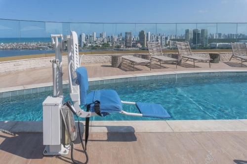 ทัศนียภาพ, Apartamento Vista mar - Cais 410 in เซาโชเซ