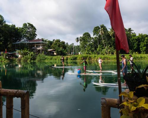 Canoeing, Stefanie Grace Paradise Inn near Tarsier Conservation Area