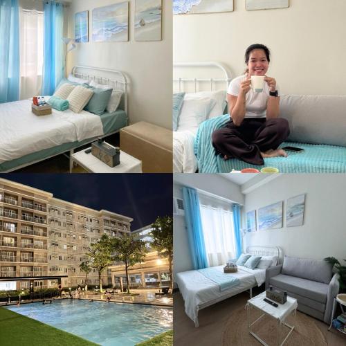 Tampisaw Alon - Coastal Boho Unit with Pool, Karaoke, 100mbps WiFi, Manila