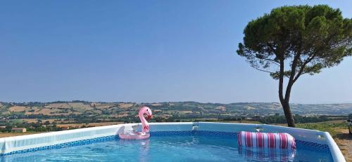 Peldbaseins, Casa Talènt - appartement Laguna (Casa Talent - appartement Laguna) in Monte Porzio