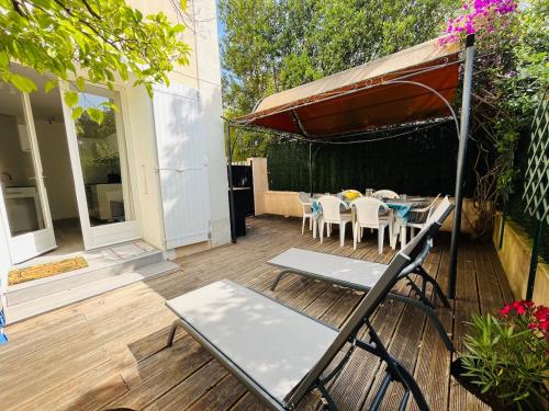 Rez-de-jardin au calme absolu in 班多爾