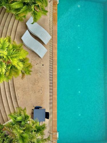 King Bed, Park, BTS 5min | Free Parking, Fast WiFi, Bang Kapi (foto 3)