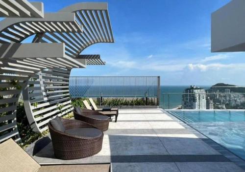 Can ho Studio The Song Vung Tau - Hong Ha Homestay - 수영장