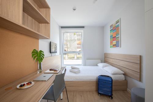 1 double bed