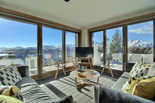 ARC 1600, LE RIDGE, Appartement 12 personnes Duplex Vue Montagne - Ski aux pieds - Sauna, Hammam, Piscine intérieure chauffée, Salle de sport & fitness, Arc 1600 (photo 7)