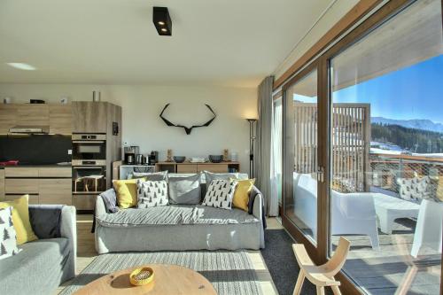 ARC 1600, LE RIDGE, Appartement 12 personnes Duplex Vue Montagne - Ski aux pieds - Sauna, Hammam, Piscine intérieure chauffée, Salle de sport & fitness, Arc 1600 (photo 9)
