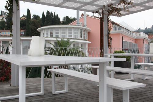 陽台/露台, 塔迪尼藝術酒店 (Art Hotel Tartini) in 皮蘭