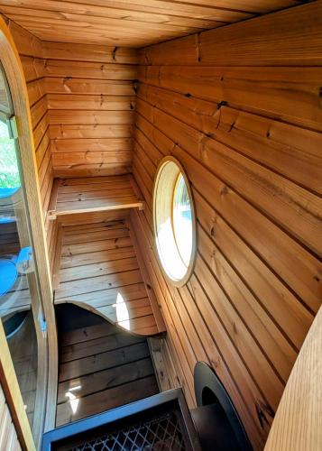 Sauna, Glamping Na Malém Háji (Glamping Na Malem Haji) in Bolebor