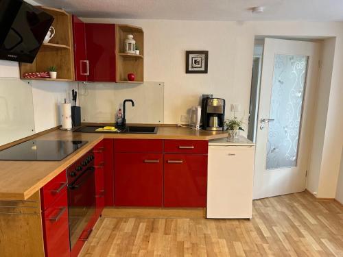 Konyha, Ferienwohnung Heyne in Weinbohla