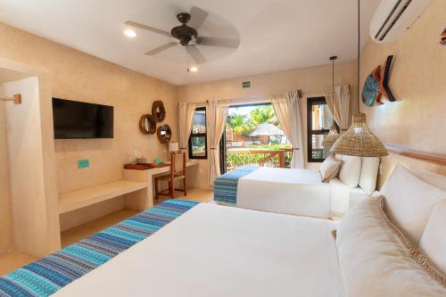 sala de TV, Kalimera Beach Hotel in Maya Beach