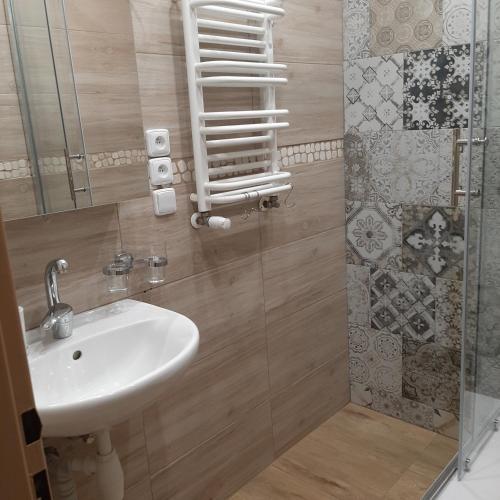 Fürdőszoba, Apartmánový byt Dáša (Apartmanovy byt Dasa) in Karolinka