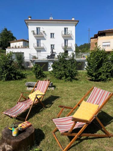 Dārzs, THE TULIP APARTMENT 2 rooms in Ronzo Chienis