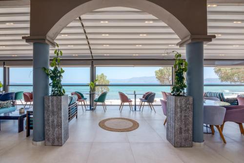 Lobby, Christina Beach Hotel in Kissamos