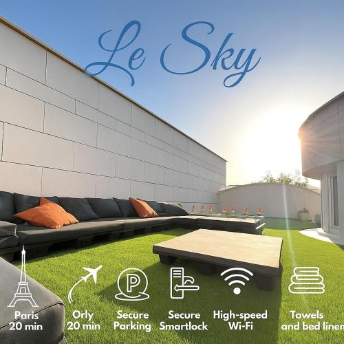 Le Sky - Penthouse de Standing Hyper-Centre Orsay Paris Saclay - Location saisonnière - Orsay