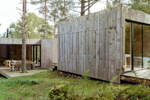Exterior view, Architect-Designed Dream House Amidst The Woods in Krakaer