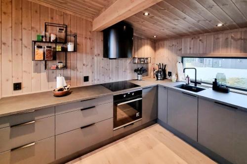 Viesnīcas āriene, Stylish Modern Cabin In Charming Kvitfjell in Fåvang