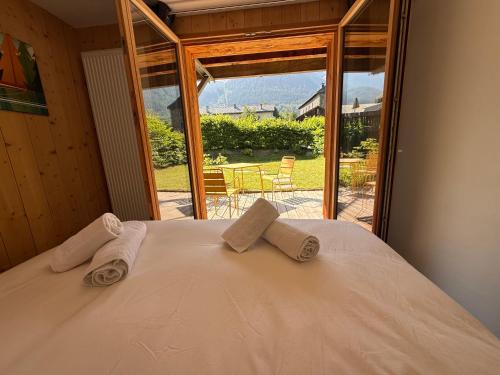 Le Chalet d'Alice Vue MontBlanc in Les Praz d'en Bas