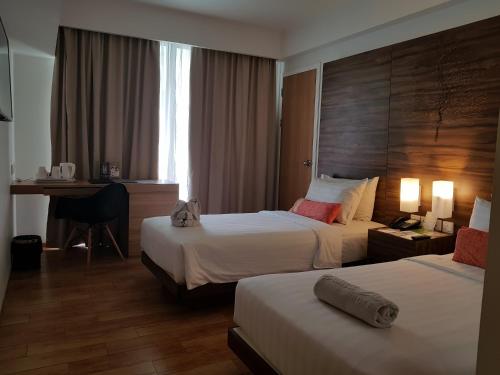 Deluxe Twin Room room in Grand Zuri Kuta Bali Hotel