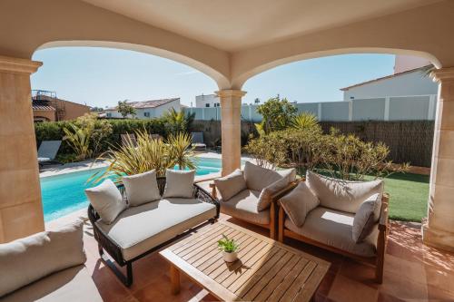 Villa 231 Boho House Estrenc - luxury family life - just 5-10min to sandy beach in Campos