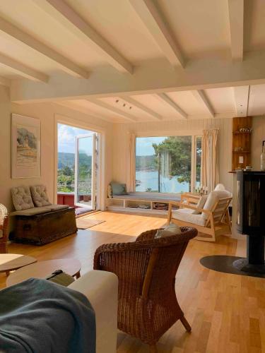 外部景觀, Idyllic Cabin With Sea View On Peaceful Island in 耶溫