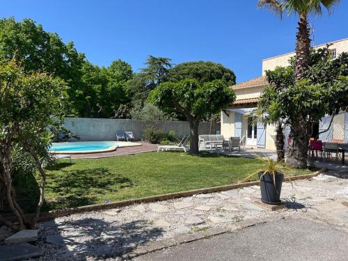 Superbe Villa climatisée avec piscine gîte à louer Lavérune