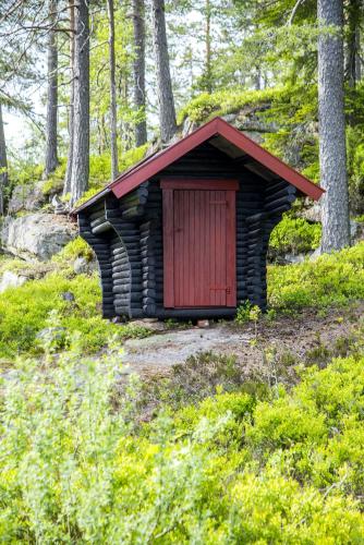 ทัศนียภาพภายนอกโรงแรม, Log Cabin In The Heart Of Drammensmarka in แดรมเมน