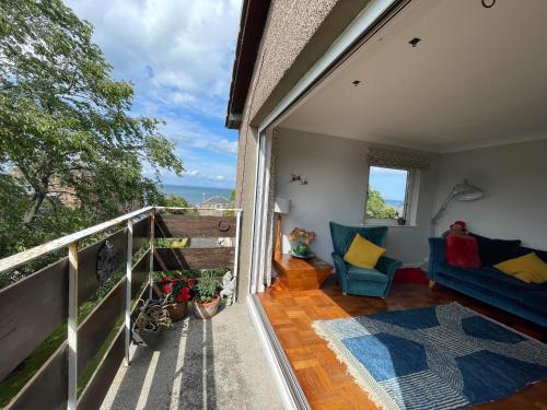 View, Mid-Century Gem Steps from the Beach in Portobello