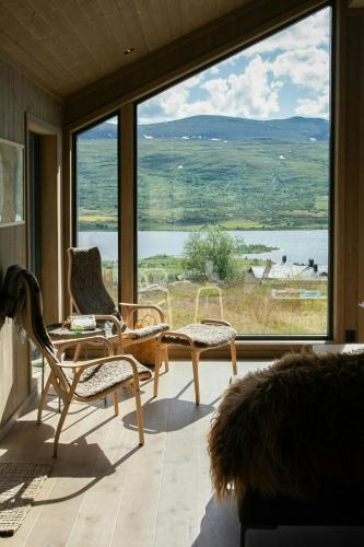 Viesnīcas āriene, Modern Mountain Cabin With Nature In Valdres in Ryfoss