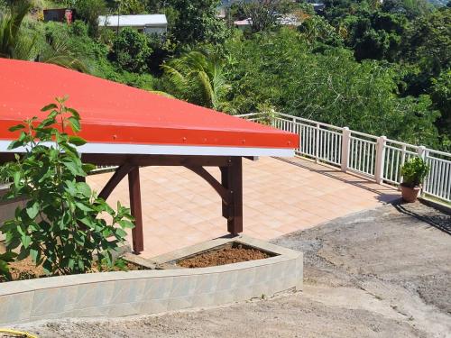 Terraza/balcón, Villa d'Horizon Venté (Villa d'Horizon Vente) in Le Robert