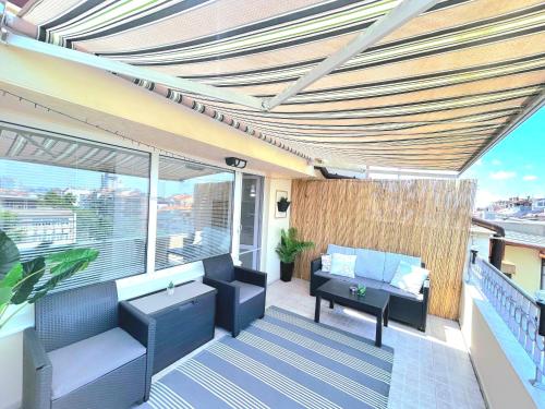 Sea Vibes studio Burgas with great terrace and sea view