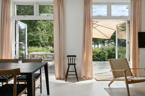 Exterior view, Modern Family Home By The Sea With Activities in Nysted