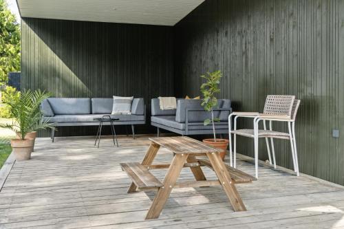 Exterior view, Modern Family Home By The Sea With Activities in Nysted