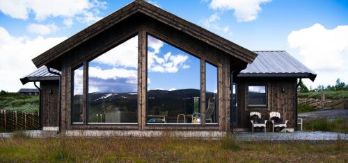 Viesnīcas āriene, Modern Mountain Cabin With Nature In Valdres in Ryfoss