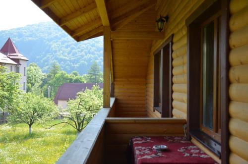 balkon/terras, Rosinka in Yaremche