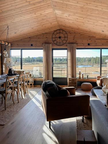 外部景觀, Cozy Modern Mountain Cabin At Kvamsfjellet in 米素賽泰爾