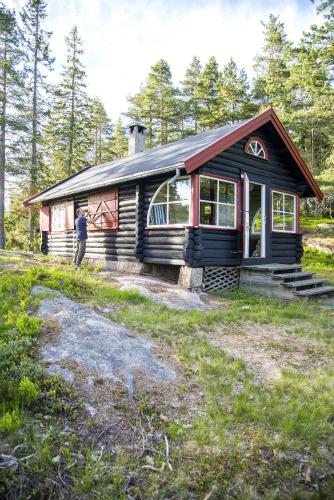 ทัศนียภาพภายนอกโรงแรม, Log Cabin In The Heart Of Drammensmarka in แดรมเมน