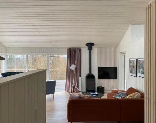 Exterior view, Forest Cabin Near Ebeltoft And Mols Hills Charms in Krakaer