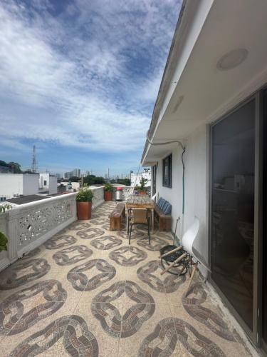Balcony/terrace, Casona La Espanola in Seguros Tequendama