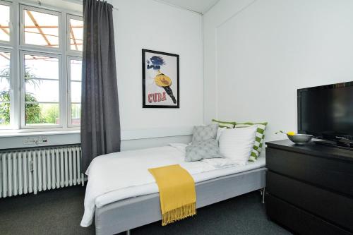 1 double bed