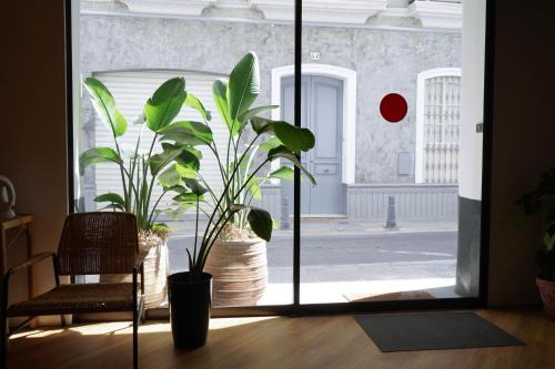 Double Room with Balcony room in Sweet Sevilla Hostel