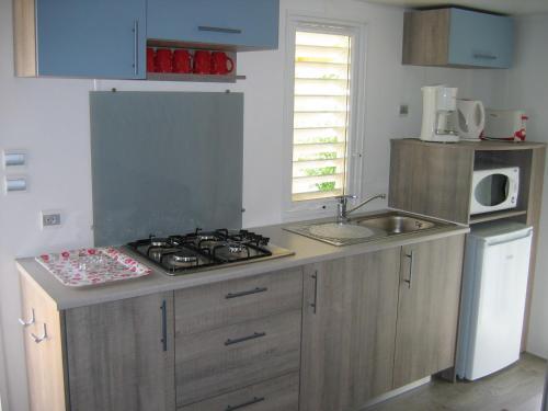 Konyha, Le mobilhome Chez Camille in Montmaur